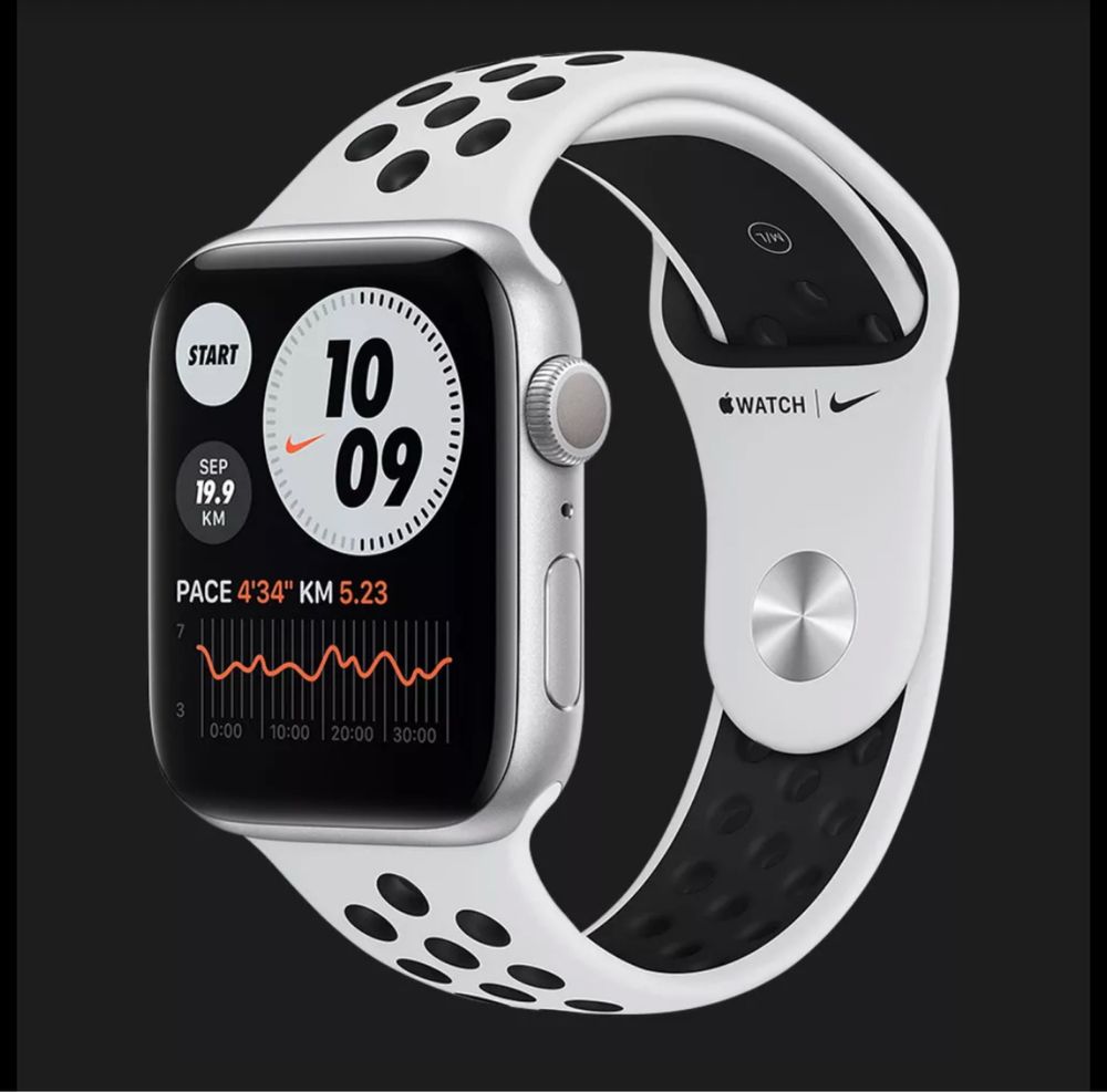 Продам Apple Watch Nike SE 44mm Silver