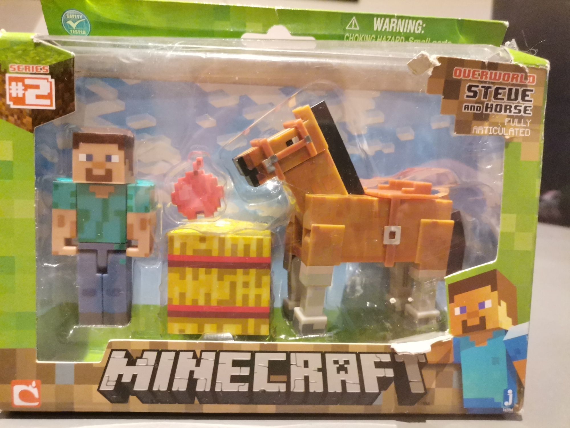 Minecraft figurki Steve i koń, TM Toys