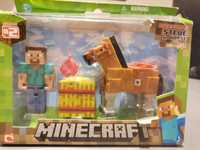 Minecraft figurki Steve i koń, TM Toys