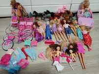 Lalki Barbie plus konie