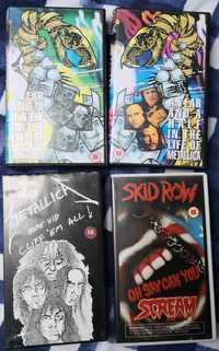 Metallica - VHS x 3 kolekcjonerskie + Skid Row gratis