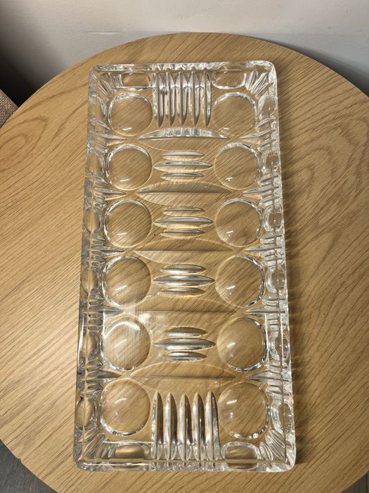 Patera Szklana/Kryształowa – Taca, Styl Vintage (30x15 cm) #8