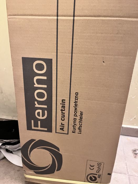 Kurtyna powietrzna z nagrzewnicą Ferono nowa FK150E3