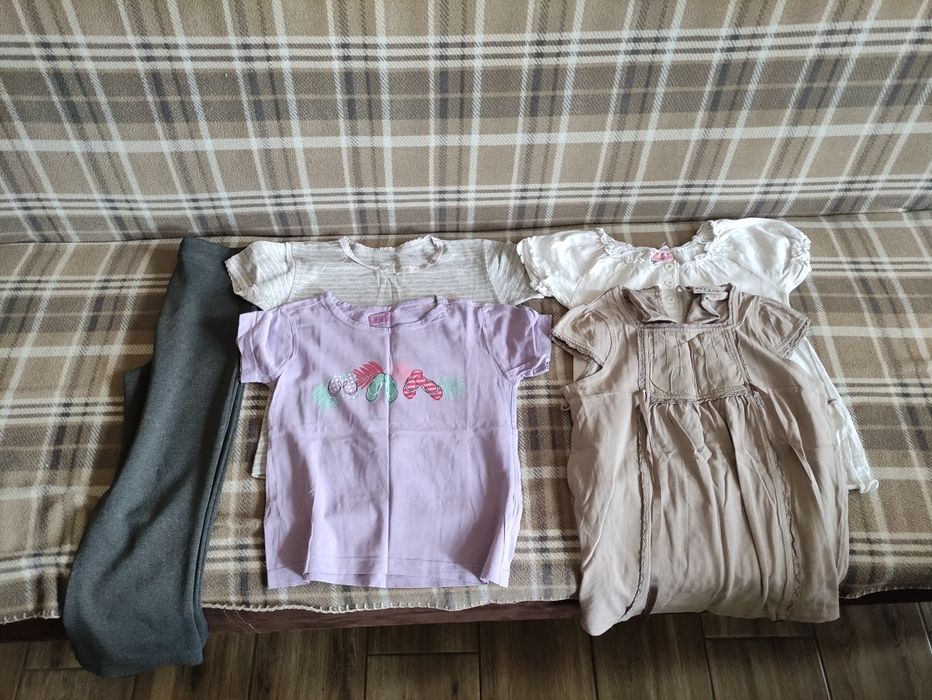 Mega paka ubrań dla dziewczynki rozmiar 4/5 lat wiosna-lato