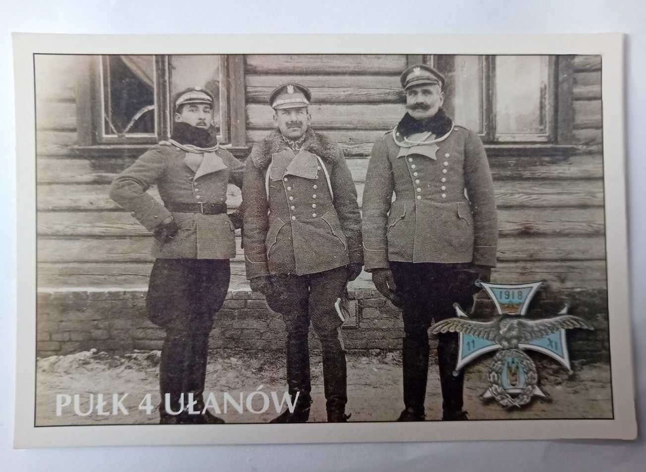 Pocztówka 4. Pułk Ułanów 1919 rok