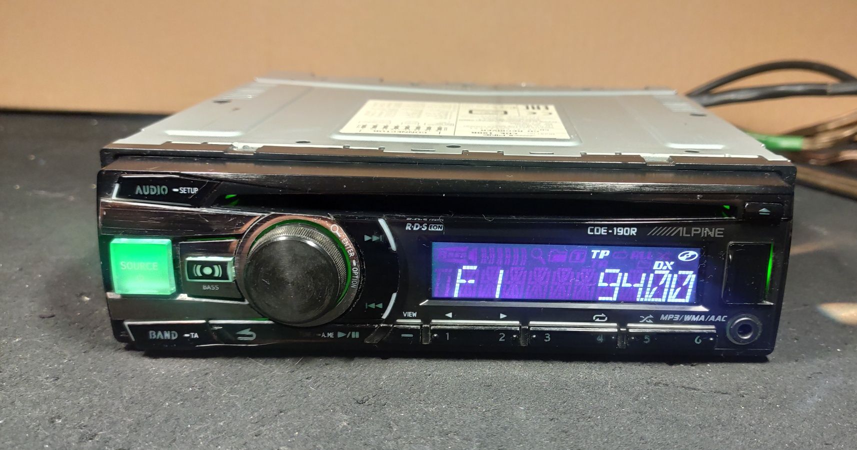 ALPINE CDE-190 R radio cd/mp3/USB
