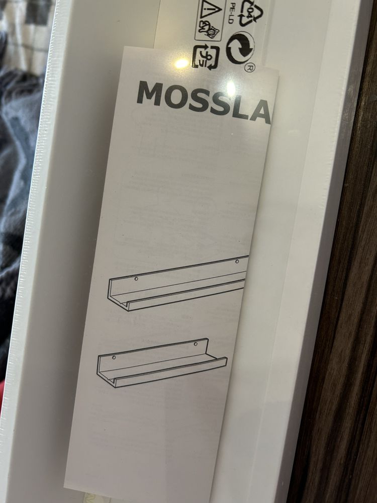 Ikea mosslanda поличка 55см