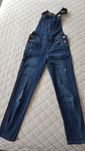 Spodnie jeans jeansowe ogrodniczki stan dbd r. 152
