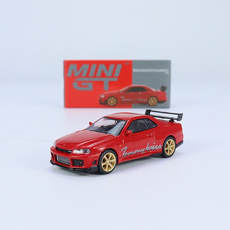 Mini GT 543 Nissan Skyline GT-R (R34) Tommykaira R RZ Edition Red