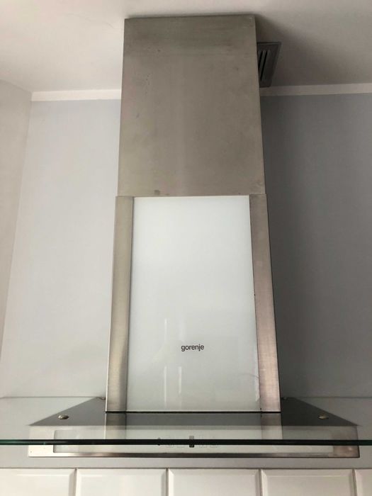 Okap kuchenny Gorenje wyspowy szklany