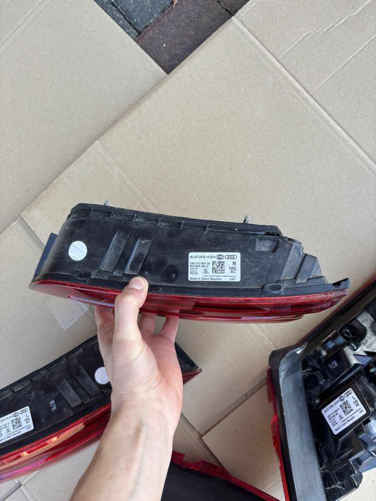 Komplet tylnych lamp do Audi A3 Sportback lift 2019r full led matrix