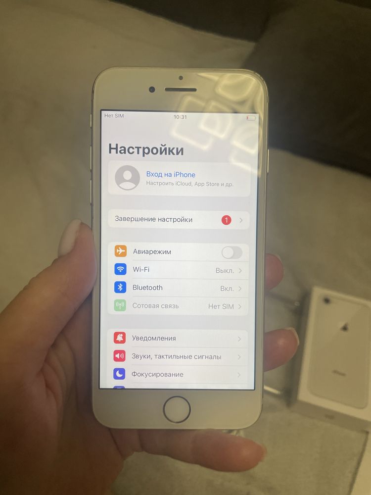 IPhone 7 128 Gb Neverlock акб 100%  полный комплект с наушниками