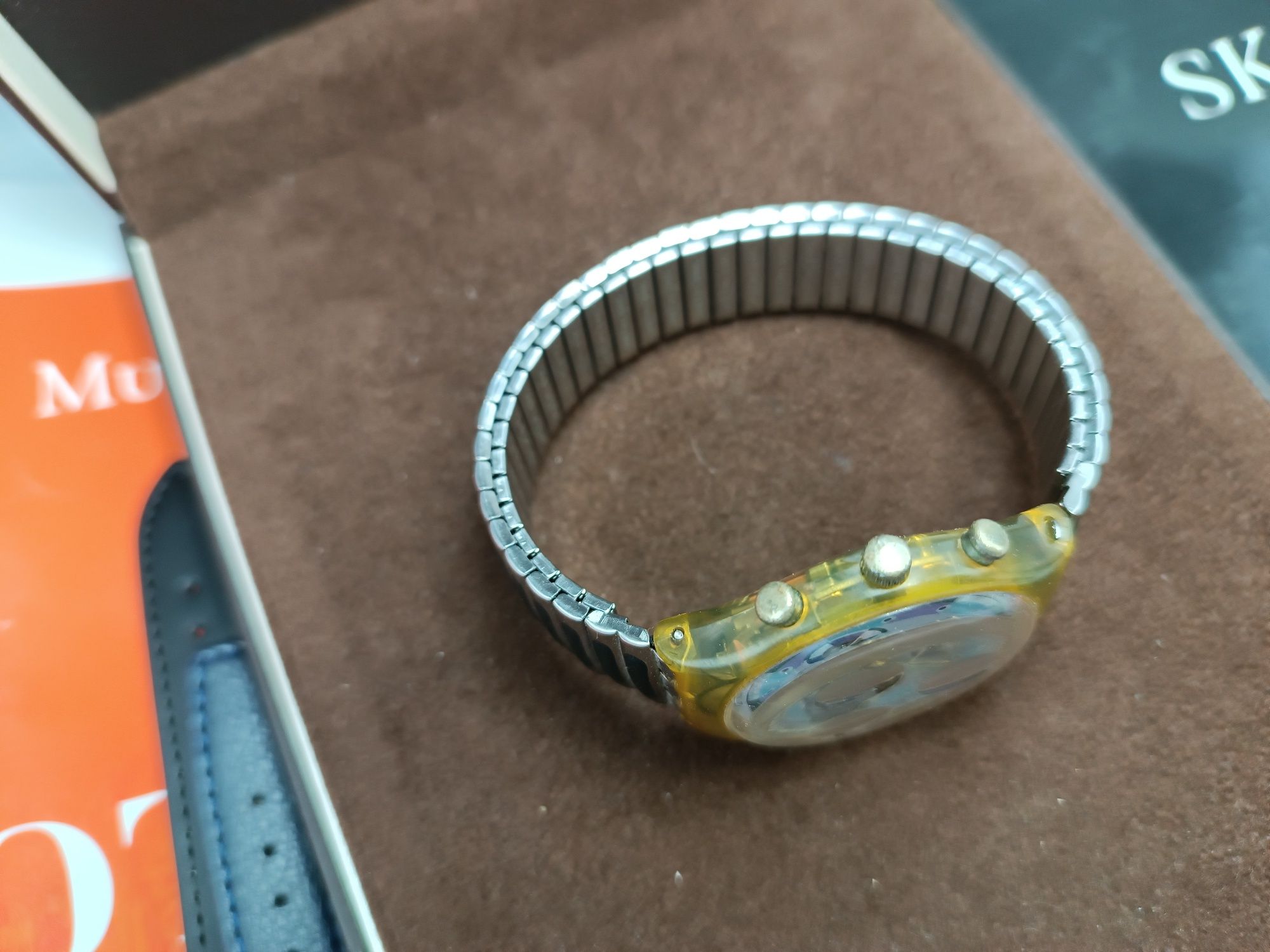Zegarek damski Swatch Swiss quartz chronograf