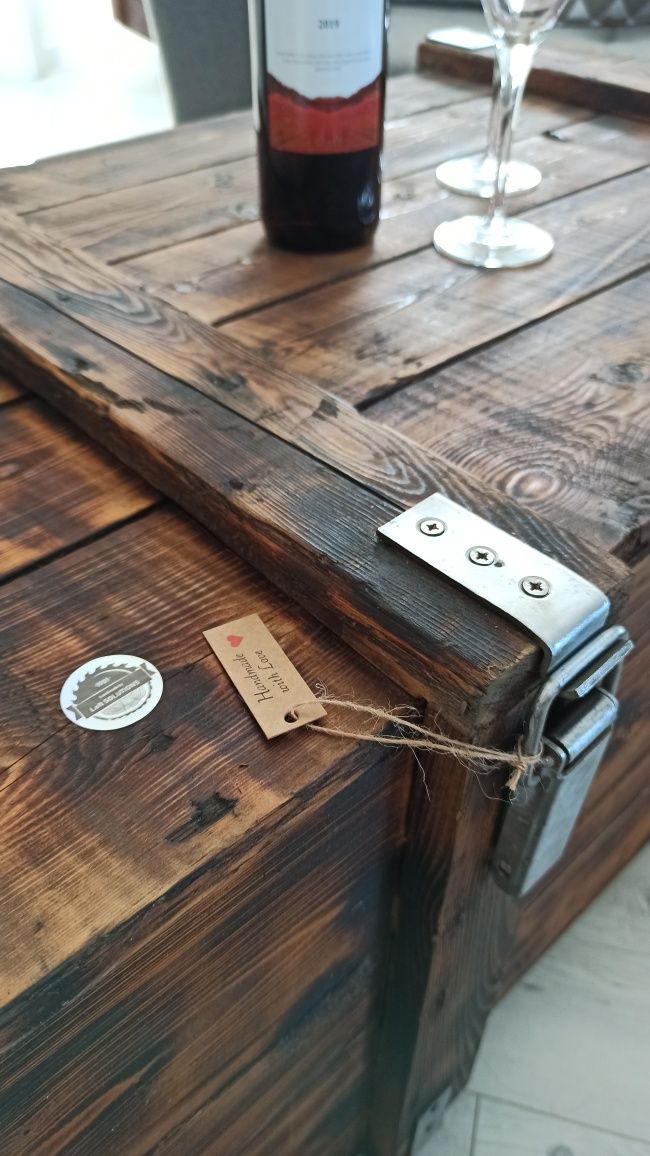 Stolik kawowy rustykalny Loftowy  industrial loft boho