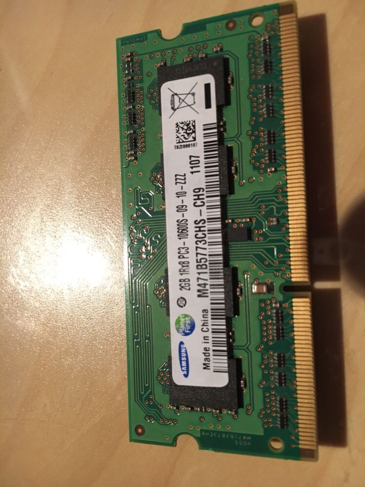 Memória ram 2gb PC3