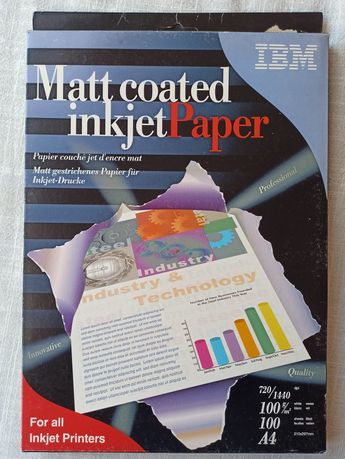 Papier fotograficzny mat /Matt coated ink jet paper /100kartek