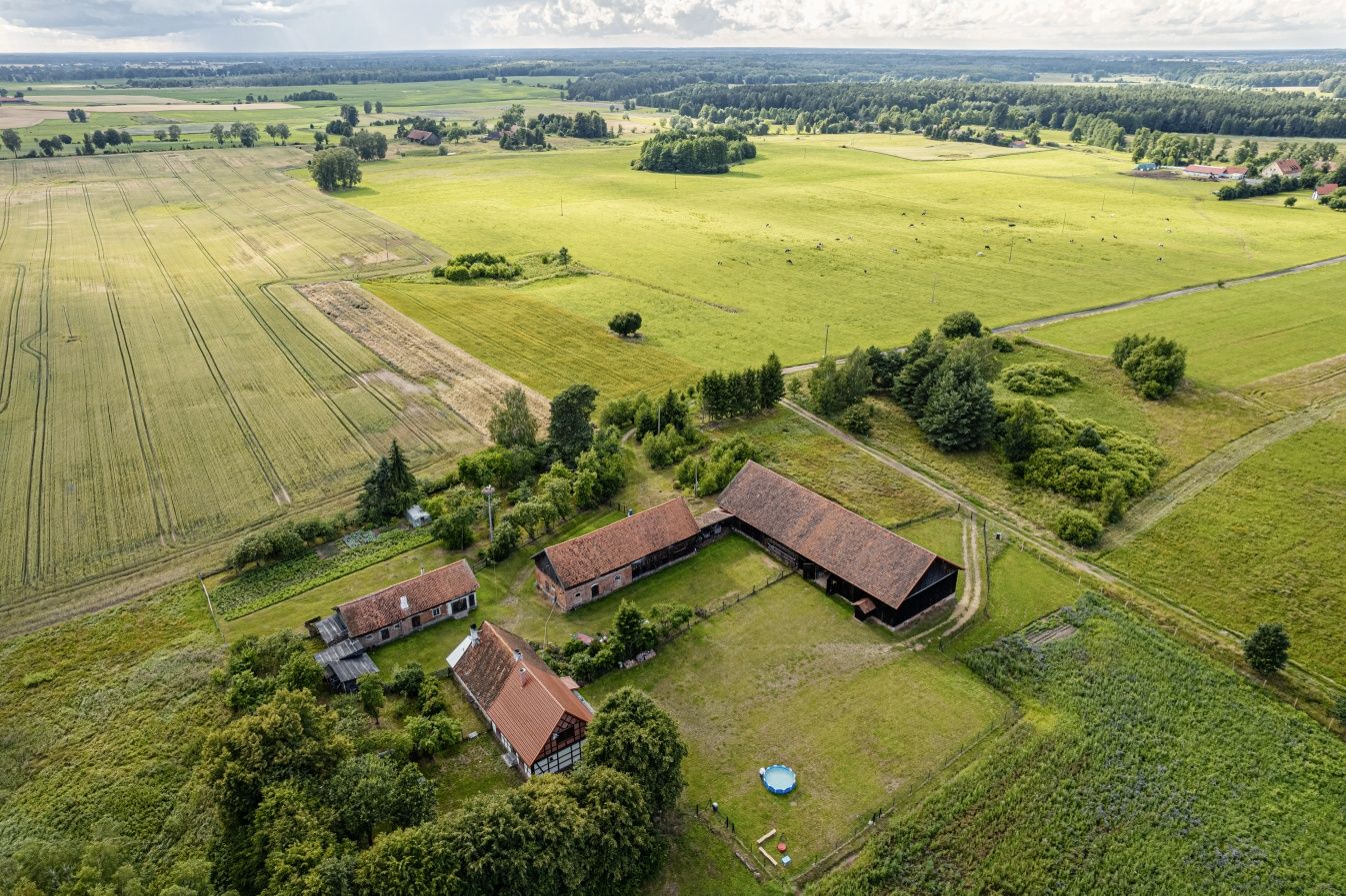 Ziemia rolna 11 hektarów przy lesie, mazury , działki rekreacyjne