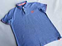 SuperDry _ Niebieska koszulka polo rozmiar M