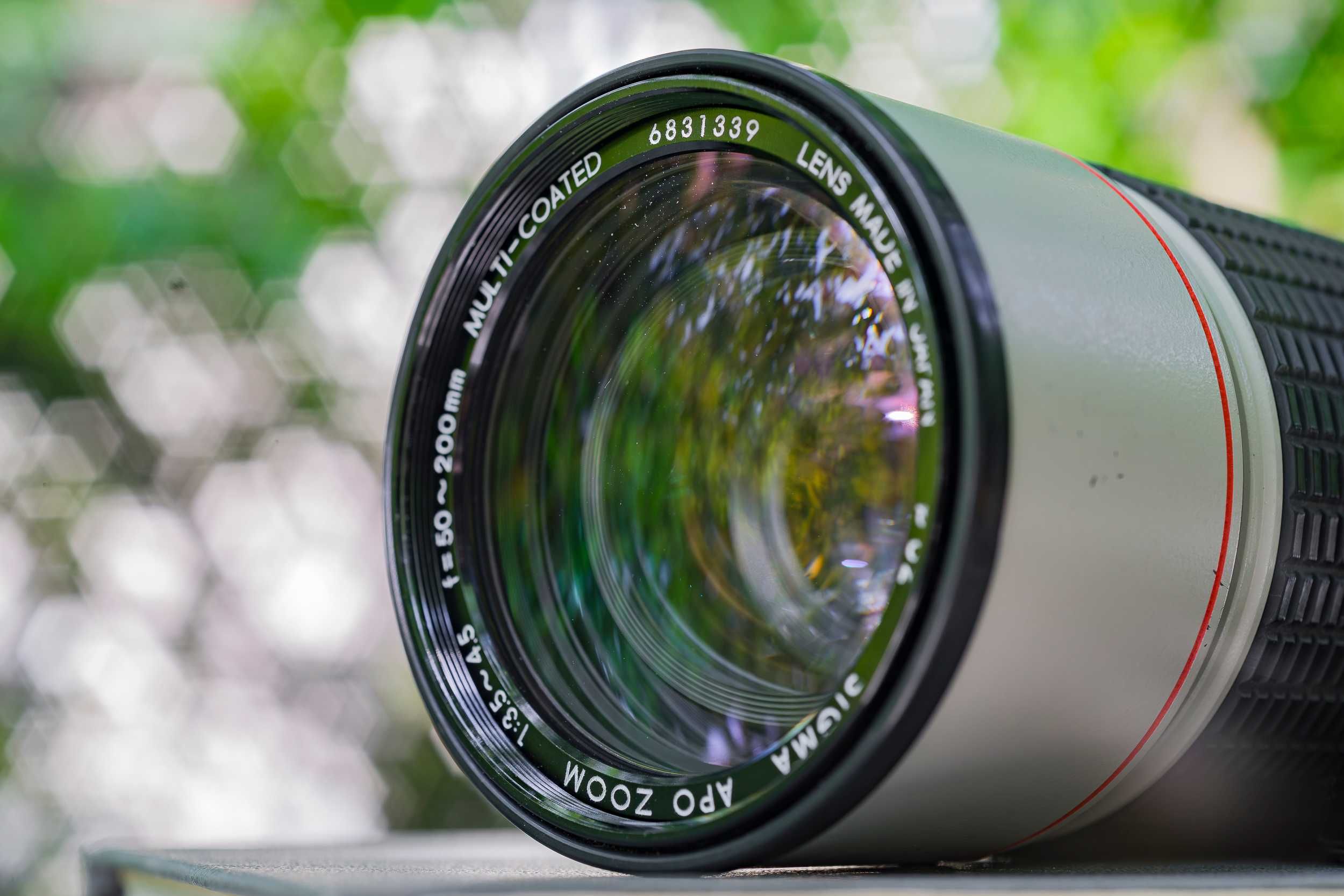 Sigma APO 50-200mm f3.5 Minolta MD Pentax PK Obiektyw adapter