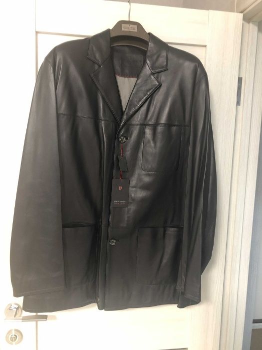 Продается новая мужская кожаная куртка “Pierre Cardin”