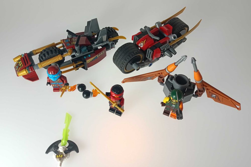 LEGO Ninjago 70600 Pościg na motocyklu 100% KOMPLETNY