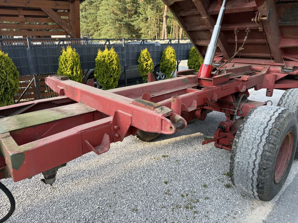 Przyczepa rolnicza wywyrotka 3 stronna tandem 11 ton