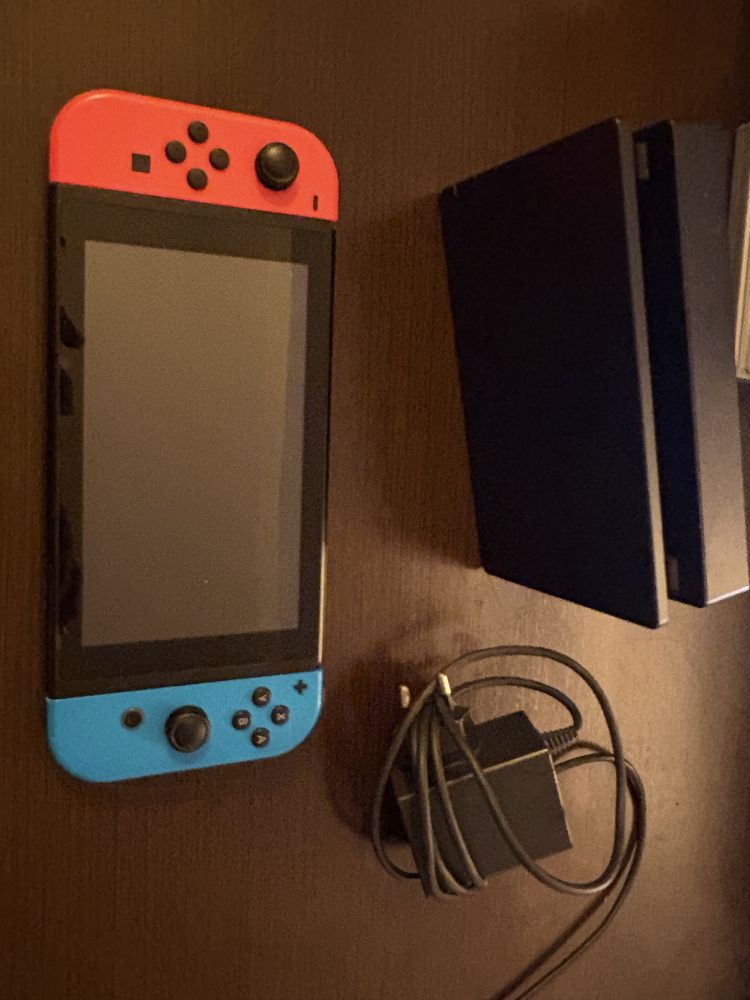 Nintendo switch com dock e carregador