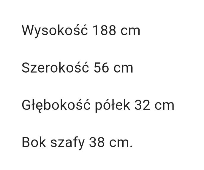 Szafa Agata Meble do przedpokoju.Rezerwacja do 11 pażdziernika.