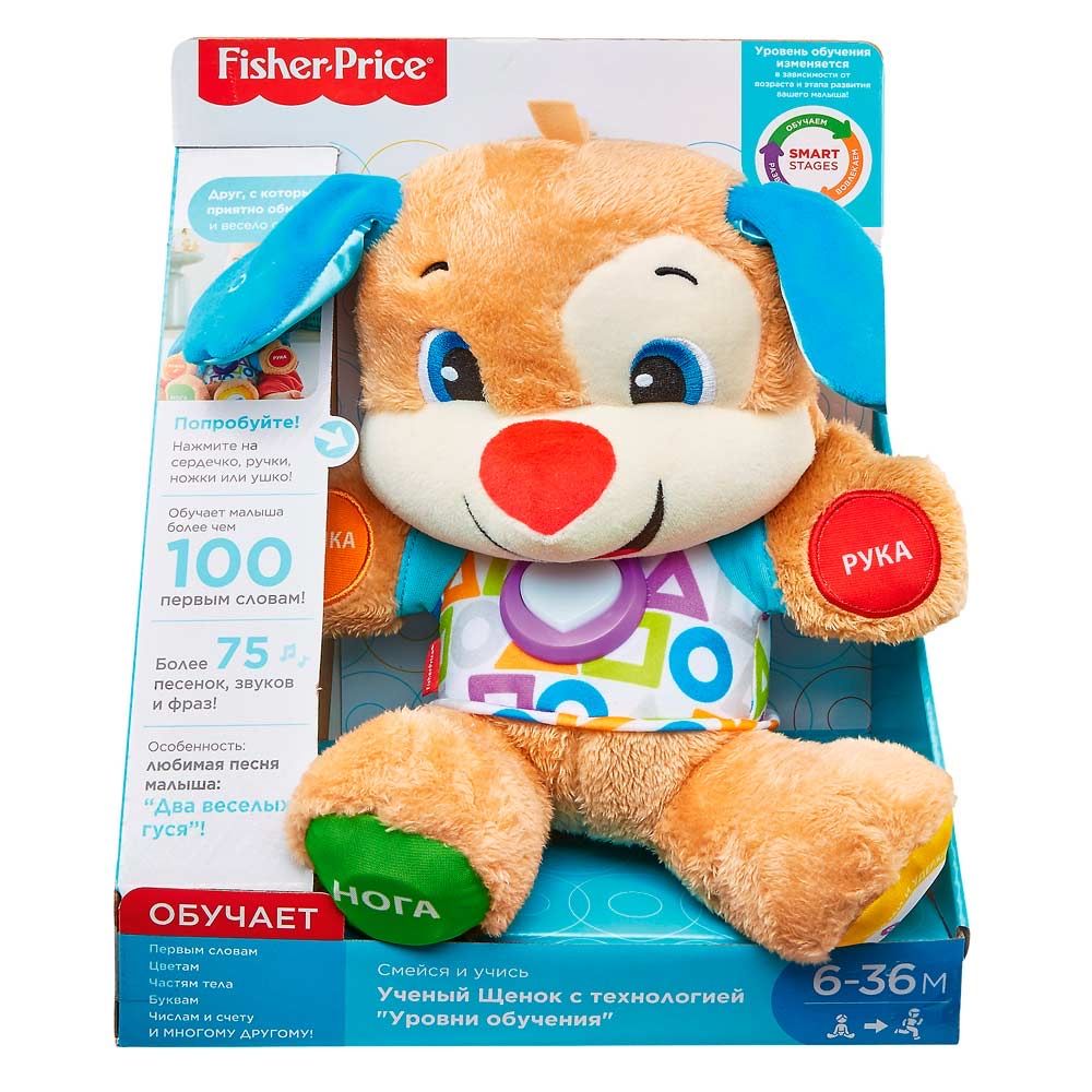 Іграшка Fisher-Price Розумне цуценя /сестричка українськоюFPN91;FPP85