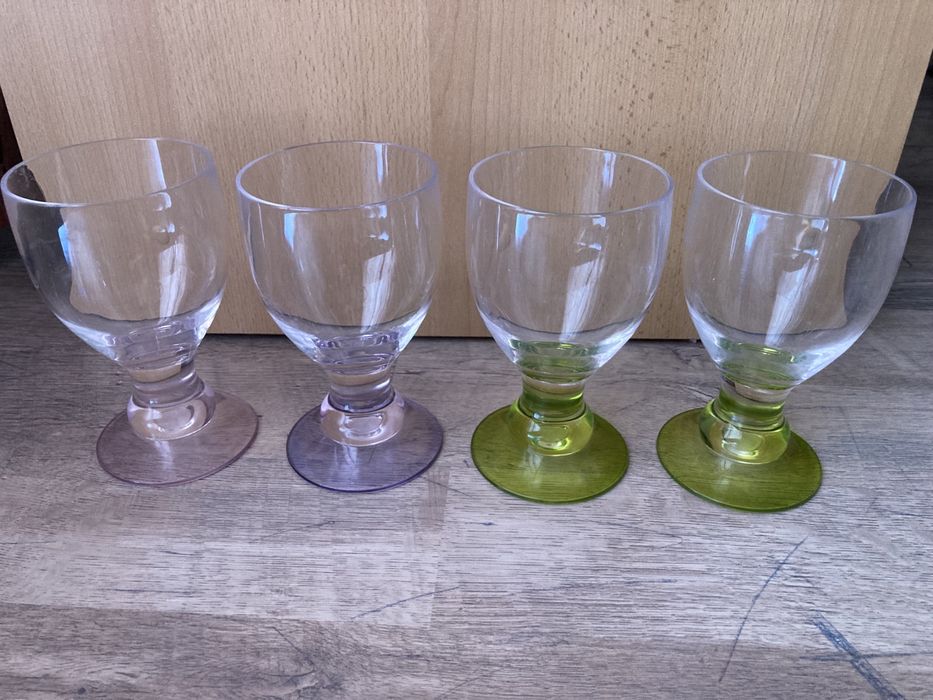 Kieliszki pucharki 4 szt. namiot działka kemping