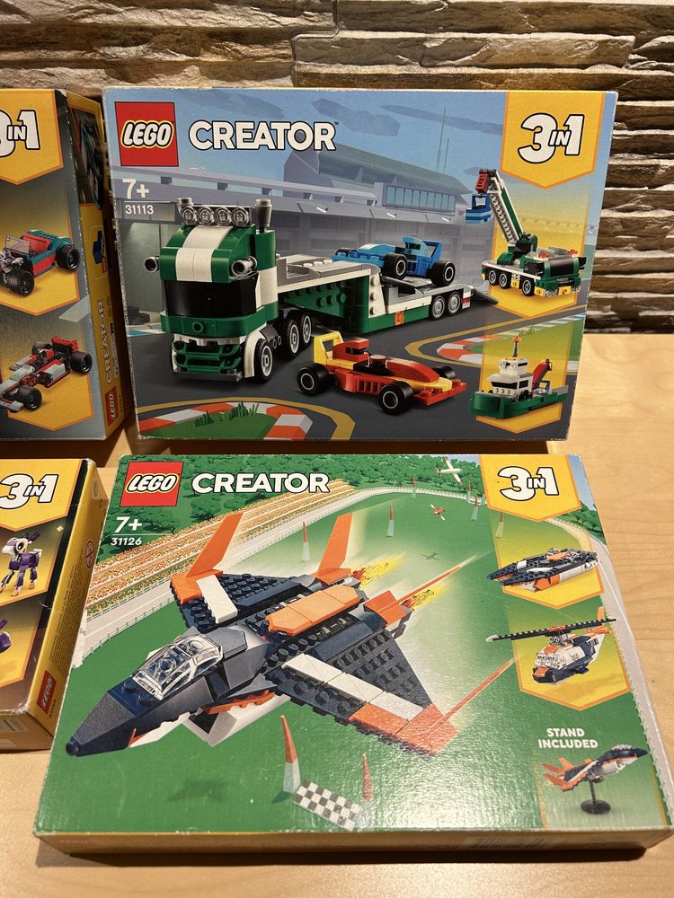 Conjunto de Lego Creator 3in1 completos