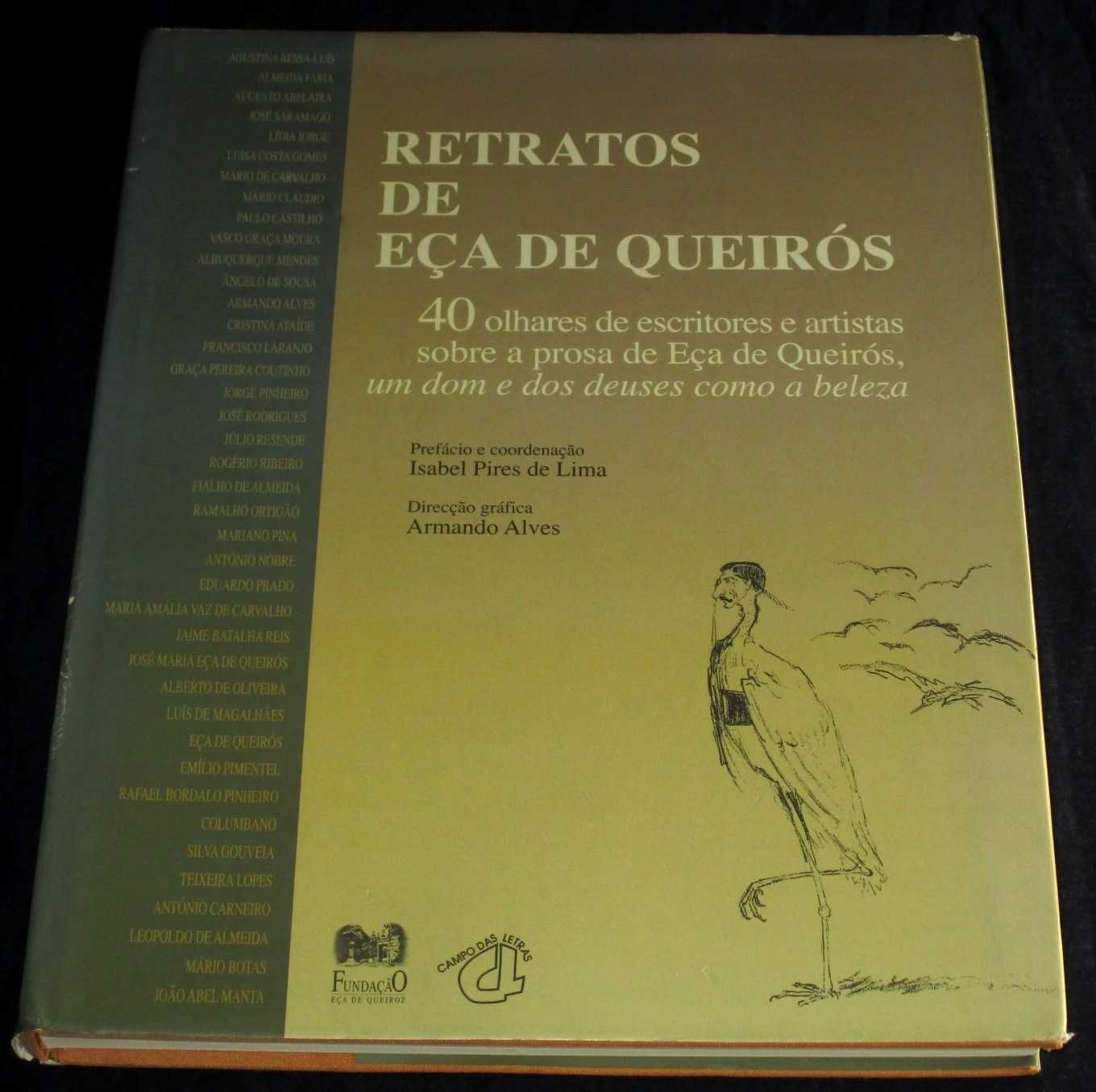 Livro Retratos de Eça de Queirós Campo das Letras