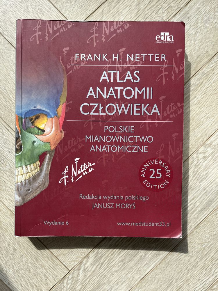 Atlas Anatomii Człowieka - Netter - polskie mianownictwo