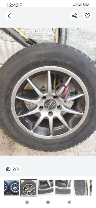 Диски Італія литі Stilauto 5/112/16 ет42, J7, ЦО 67.1, з кільцями 57.1