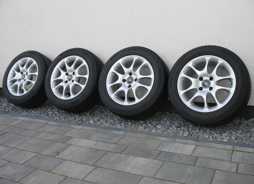 Alufelgi 4x108 Citroen 16cali opony zimowe 215/55r16 Hankook 18r