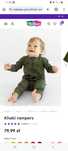 Rampers MyBasic 74 Khaki nowy bez metki