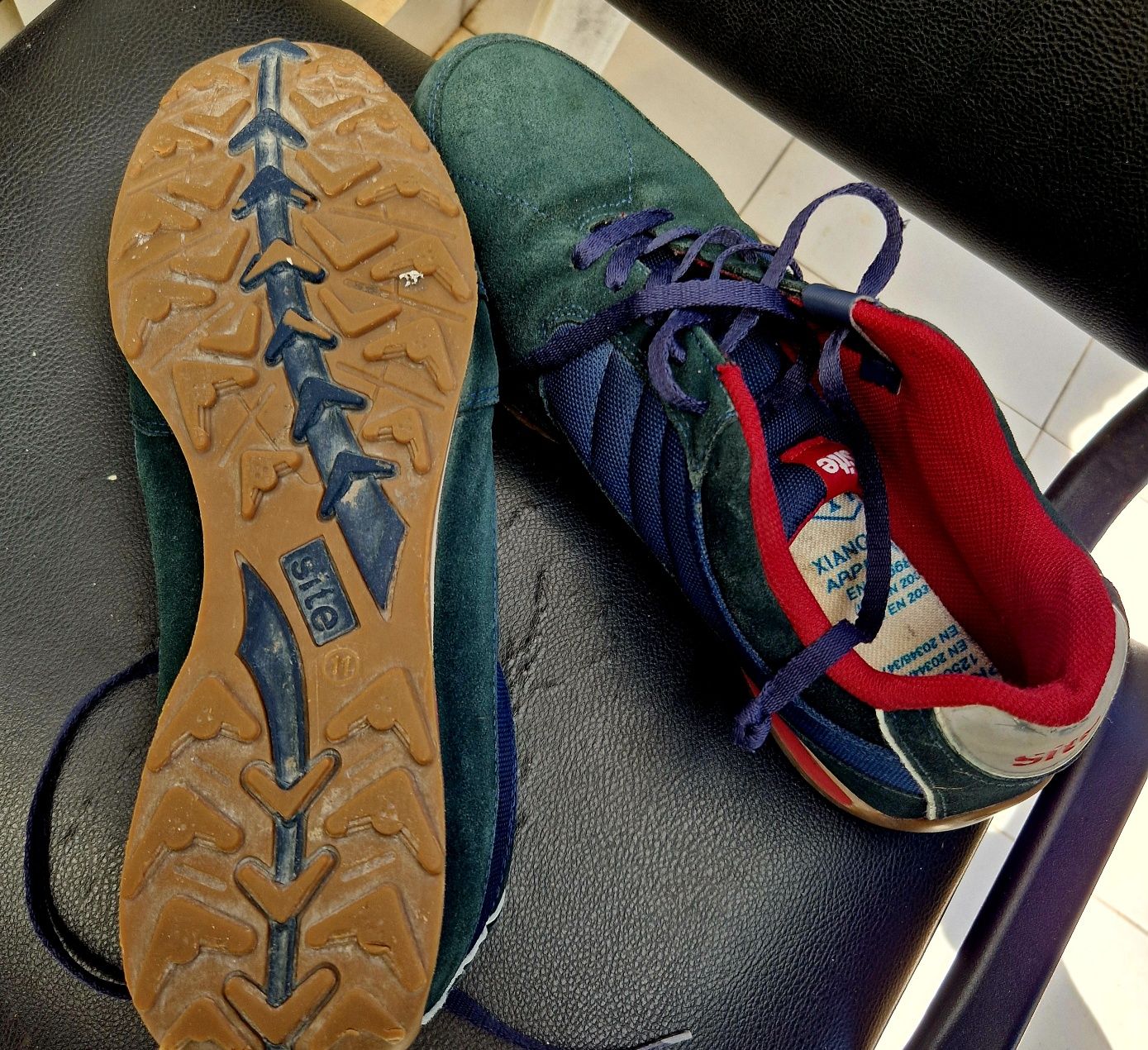 Botas de trabalho s/novas tipo tenis de segurança biqueira de aço n 45