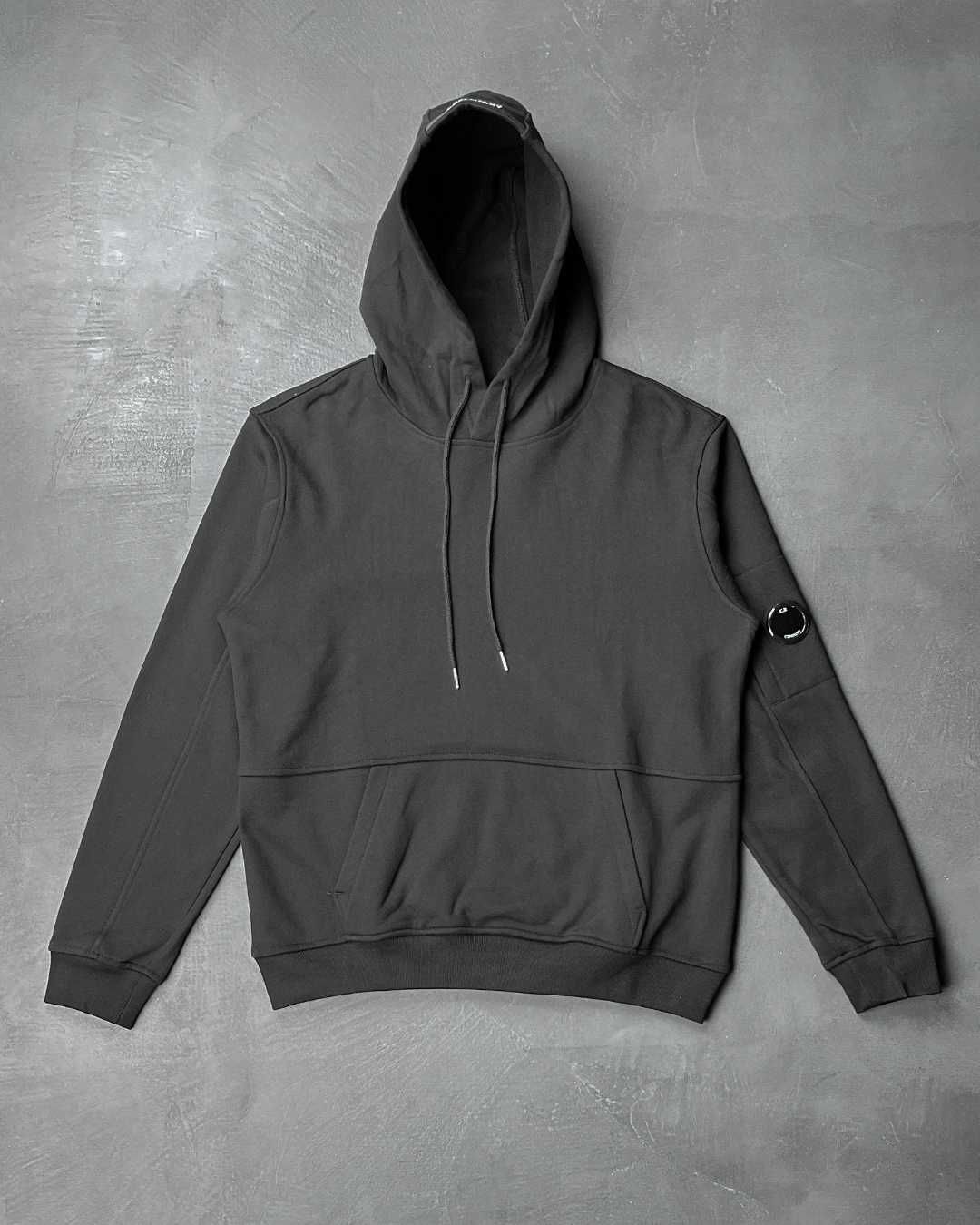 Худі C.P. Company Hoodie With Lens Black