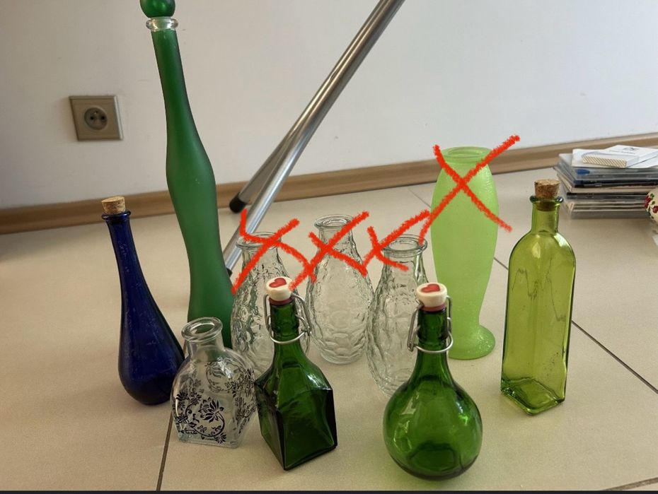 Butelki i wazoniki