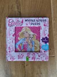 barbie wielka księga puzzli 5x 12 el. + łamigłówki