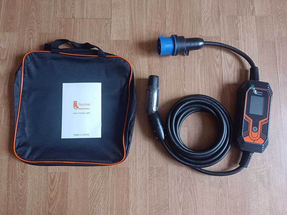 Зарядний пристрій type 1 nacs тесла feyree 7кВт gbt tesla зарядка