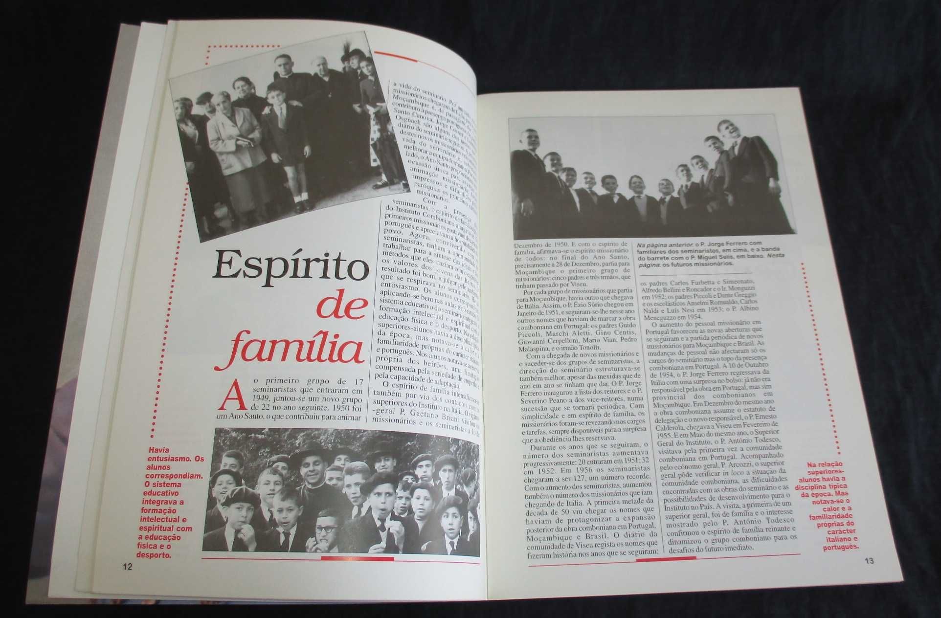 Livro Andarilhos da Missão Missionários Combonianos em Portugal