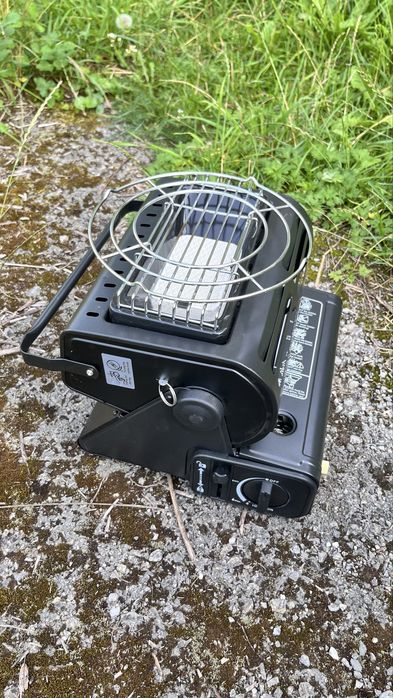 Газовий обігрівач-плита 2в1 керамічний + балон+ безкоштовна доставка!