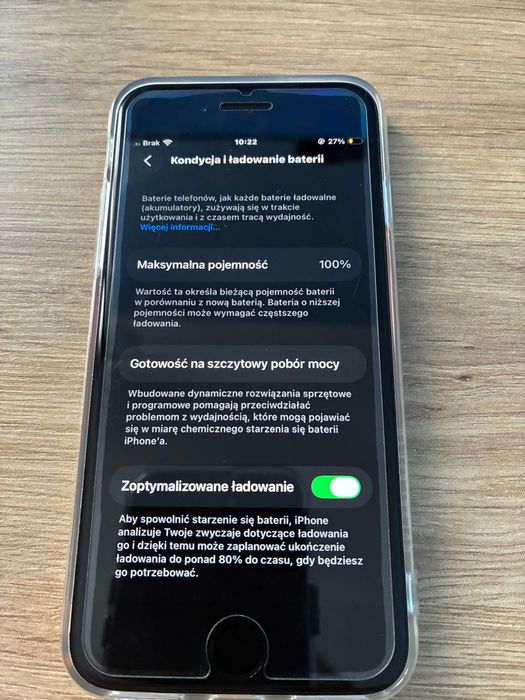 iPhone SE 2020, 128GB: nowa oryginalna bateria, problem z mikfofonem