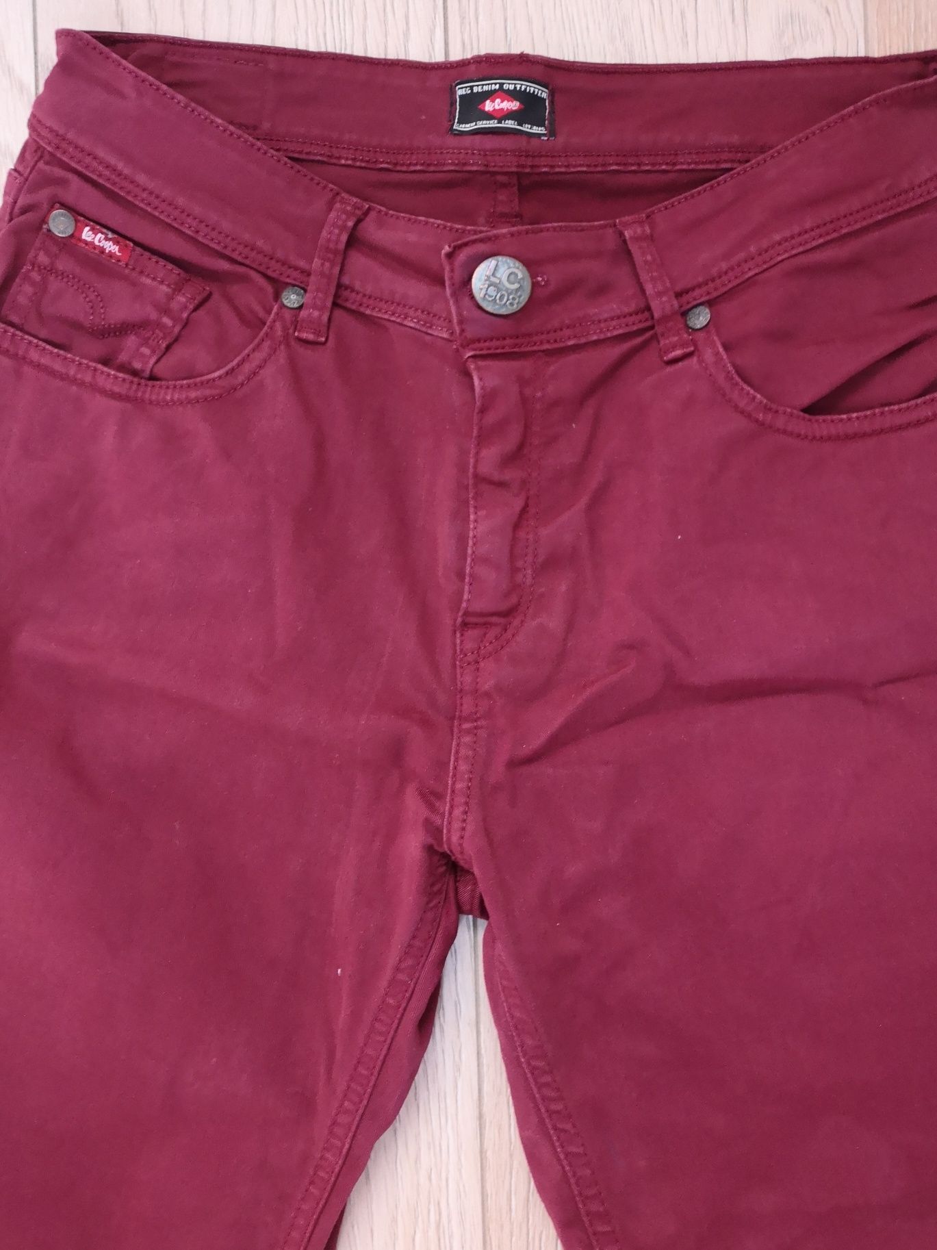 Spodnie bordowe Lee Cooper W29L30