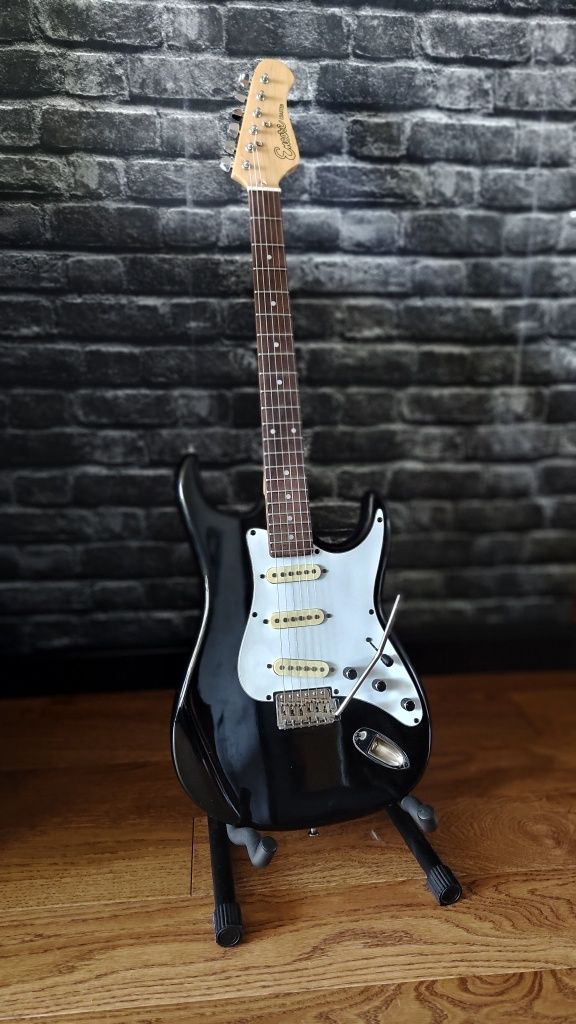 Gitara Elektryczna Encore Stratocaster po setupie. Idealna na Start!
