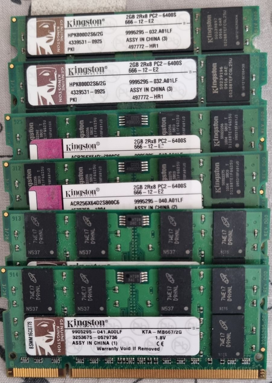 Оперативна пам'ять для ноутбука ddr2 2gb