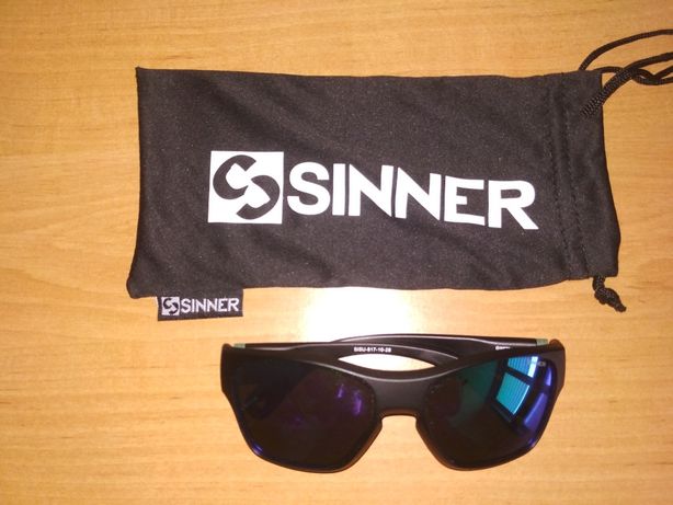 Okulary nowe męskie firmowe przeciwsłoneczne firmy Sinner
