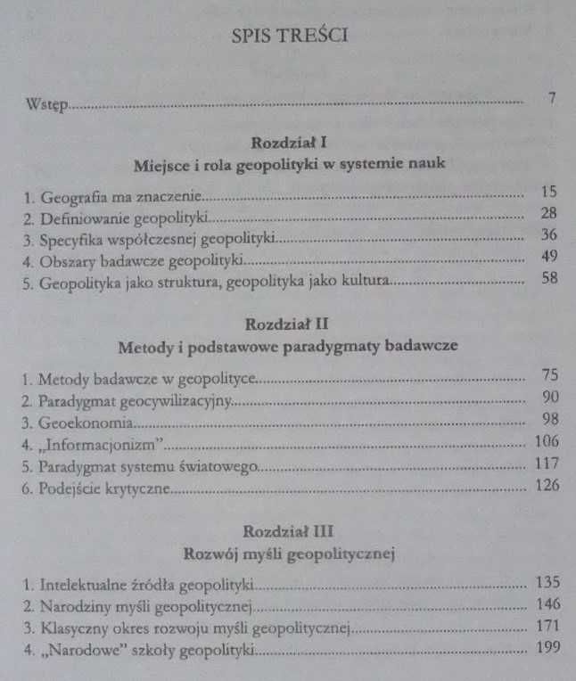 Wprowadzenie do geopolityki Jakub Potulski unikat podręcznik 2010