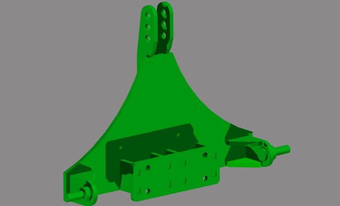 Adapter obciążnika tuz john deere